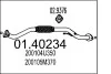 Труба вихлопного газу 0140234