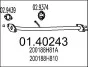 Труба вихлопного газу 0140243