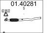 Труба вихлопного газу 0140281