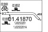 Труба вихлопного газу 0141870