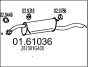 Глушник вихлопних газів (кінцевий) MTS 0161036 (фото 1)