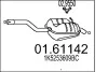 Глушник вихлопних газів (кінцевий) 0161142