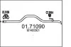 Труба вихлопного газу 0171090