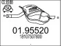 Глушник вихлопних газів (кінцевий) 0195520