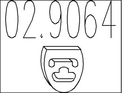 Фото 1 - резиновый крепежный элемент MTS 02.9064 Резиновый крепежный элемент MTS 02.9064 (фото 1)