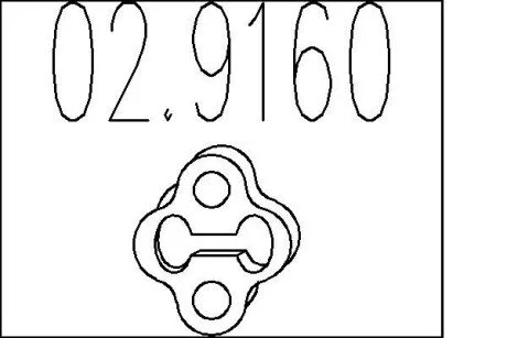 Буфер, глушитель MTS 029160 (фото 1)