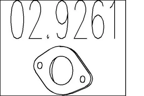 Фото 1 - монтажное кольцо MTS 02.9261 Монтажное кольцо MTS 02.9261 (фото 1)