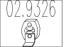 Гумовий елемент кріплення 02.9326