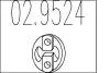 Гумовий елемент кріплення 02.9524