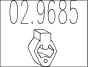 Гумовий елемент кріплення 02.9685