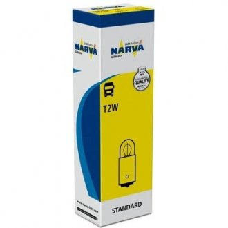 T2W 24V 2W BA9s |CONTROL LAMPS| 10шт NARVA 17063 (фото 1)