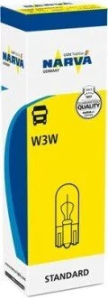 Автолампа W3W 24V 3W W2.1x9.5d NARVA 171093000