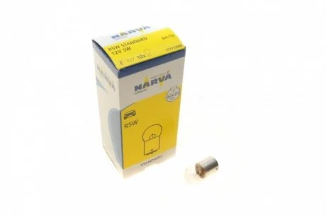 Автолампа R5W 12V 5W BA15s NARVA 171713000