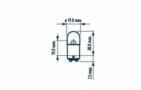 R5W 12V 5W BA15d |AUXILIARY LAMPS| 10шт NARVA 17172