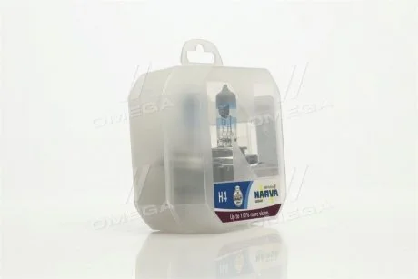 Лампа накала SET H4 12V 60/55 W P43t RANGE POWER +110 (к-т 2шт) (выр-во) NARVA 48061S2