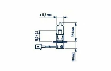 Автолампа H3 24V 70W PK22s NARVA 48700