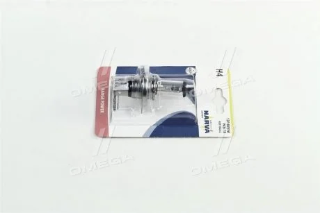 Лампа накала H4 12V 60/55 W P43t RANGE POWER +30 (выр-во) NARVA 48878B1 (фото 1)