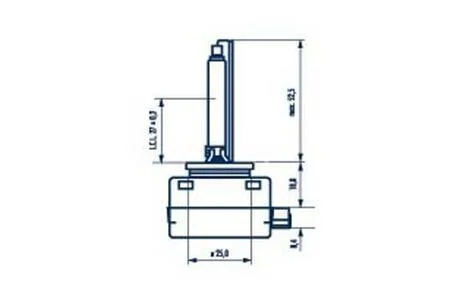Автолампа ксенонова NARVA 84010