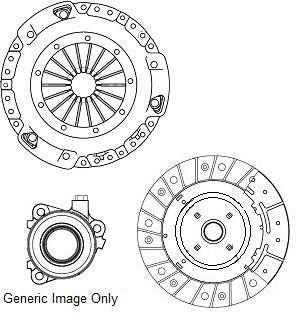 Комплект зчеплення з вижимним FORD C-MAX II 1.5 TDCi 15-19 (240mm) National CK10081-73 (фото 1)