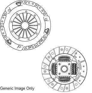 Комплект зчеплення Connect 1.8TDCi 06- National CK10228