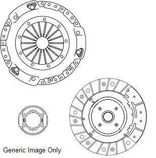 Комплект зчеплення Opel Omega B 2.0/2.5TD/2.5-3.0i 94-03 (240mm) National CK9454