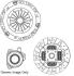 Комплект зчеплення KANGOO/MEGANE/SCENIC 03- (200mm) National CK9797-58 (фото 1)