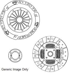 Комплект сцепления Hyundai i30/Kia C\&#039;eed/Cerato 1.4/1.6i 05- (215mm) National CK9962 (фото 1)