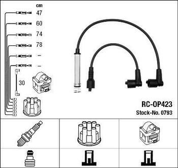 Комплект проводов зажигания NGK 0793 (фото 1)