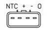 Датчик тиску у впускному колекторі (4 pin) SUBARU FORESTER, IMPREZA, LEGACY IV, LEGACY V, OUTBACK, XV 2.0D 02.08- 91744