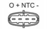 Датчик тиску у впускному колекторі (4 pin) IVECO DAILY III, DAILY IV, DAILY V, MASSIF, VOLVO S60 II, S80 II, V60 I, V70 III, ABARTH 500 / 595 / 695, GRANDE PUNTO, PUNTO 0.9-3.0D 02.98- NGK 92565 (фото 2)