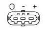 Датчик тиску у впускному колекторі (3 pin) DACIA DUSTER/SUV, NISSAN NV400, PATHFINDER III, PRIMASTAR, QASHQAI I, QASHQAI II, X-TRAIL II, OPEL MOVANO B, VIVARO A, RENAULT ESPACE IV 1.5D-3.0D 08.05- NGK 92713 (фото 2)
