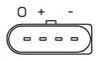 Датчик тиску у впускному колекторі (4 pin) AUDI A3, A4 B6, A4 B7, A6 C6, TT, SEAT TOLEDO III, VW BEETLE, GOLF V, GOLF VI, PASSAT ALLTRACK B7, PASSAT B5.5, PASSAT B6, PASSAT B7 1.8/2.0 10.98-07.16 NGK 93428 (фото 2)