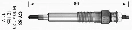 Свічка розжарювання NGK CY53