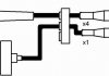 Високовольтні дроти (набір) NGK RCAR406 (фото 2)
