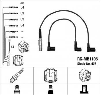 Дроти запалення, набір NGK RCMB1105