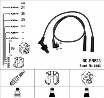 Дроти запалювання NGK RCRN623