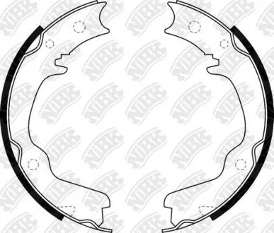 Колодки ручника Subaru NiBK FN0569