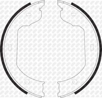 Колодки ручника BMW, VAG NiBK FN0589