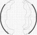 Тормозные колодки барабанные SUZUKI SX-4/FIAT SEDICI FN0634