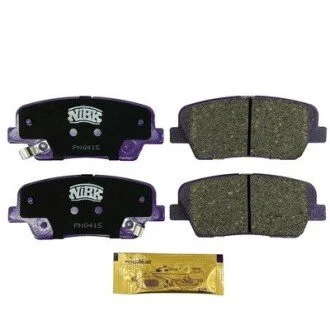 Фото 1 - колодки дискового тормоза NiBK PN0415 Колодки дискового тормоза NiBK PN0415 (фото 1)