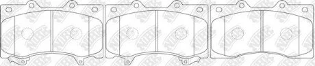 Колодки передні Infiniti QX56, Nissan Patrol Y62 NiBK PN0555
