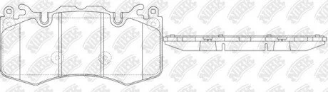 Колодки передні Range Rover, Defender NEW NiBK PN0567