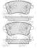Колодки гальмівні дискові NIBK PN0703