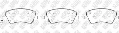 Колодки передні NiBK PN0772