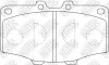 Колодки тормозные передние Toyota 4 Runner, Land Cruiser 70, Hilux NiBK PN1086 (фото 2)