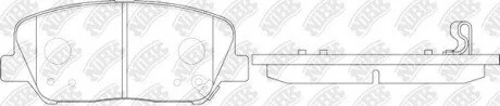 Колодки тормозные дисковые передние NiBK PN11001