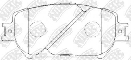 Колодки дискового гальма NiBK PN1479