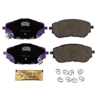 Колодки тормозные дисковые передние NiBK PN21001 (фото 1)