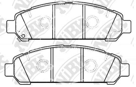 Колодки дискового тормоза NiBK PN21003