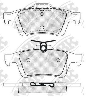 Колодки дискового тормоза NiBK PN2702